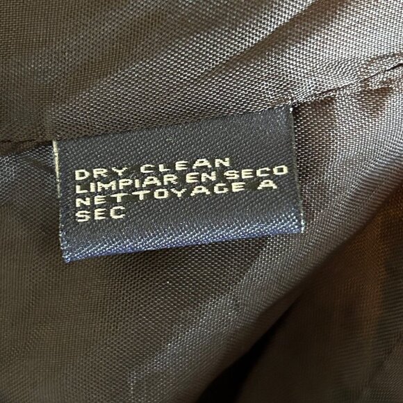 Anne Klein Women's Brown One-Button Pinstripe Blazer, Size 8 - Picture 7 of 7